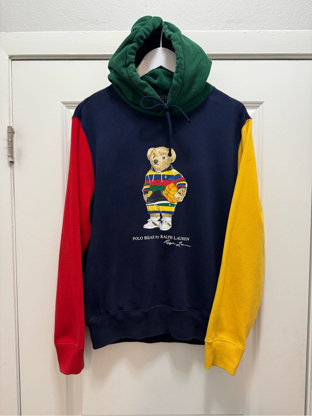 Polo Ralph Lauren Polo Bear Color Blocked Fleece Hoodie